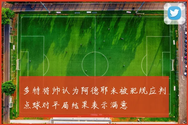 多特将帅认为阿德耶米被犯规应判点球对平局结果表示满意